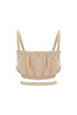 Rice Paper Cut Out Crop Top